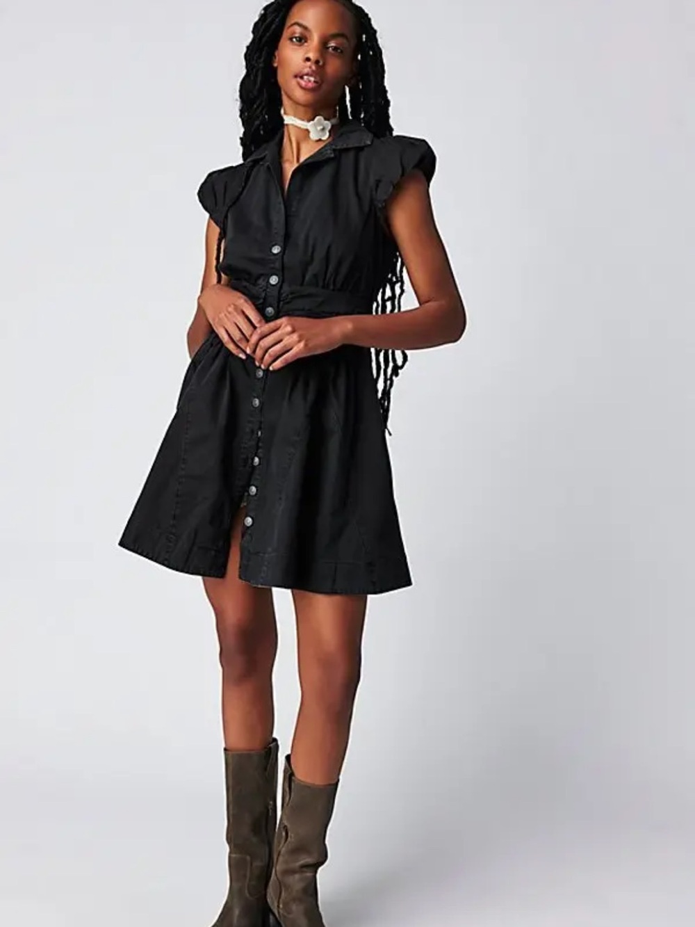 Free people Chester Denim mini dress